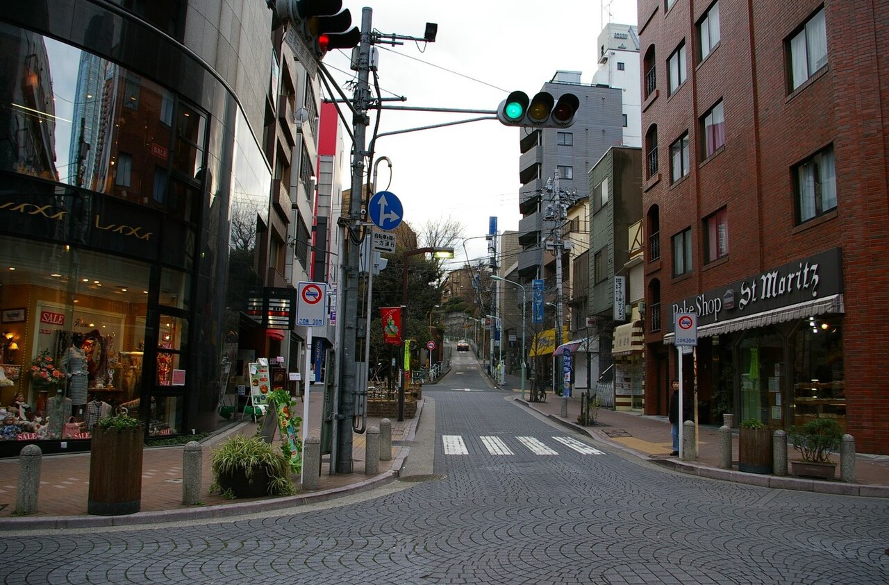 麻布十番の街並み