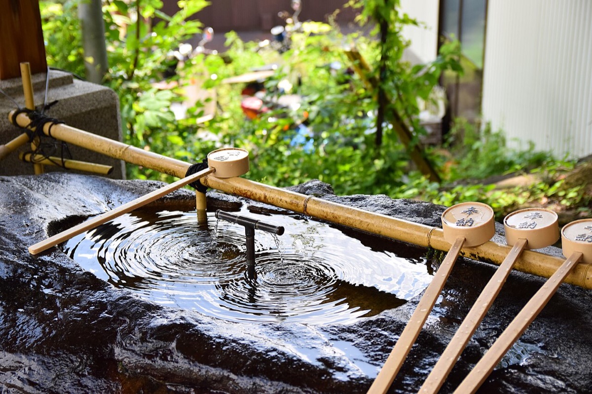 武蔵御嶽神社の手水舎